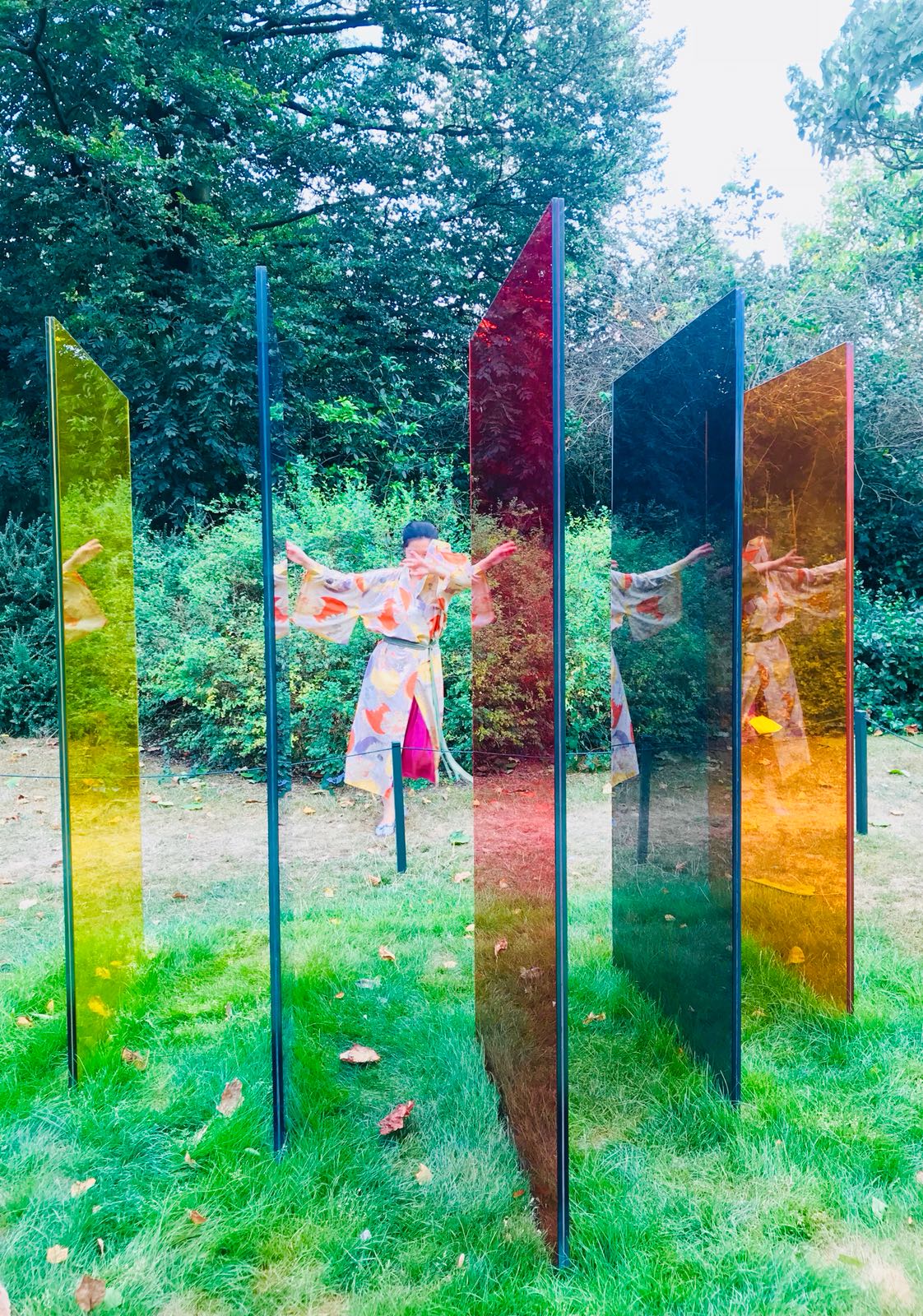 Sculptures at the royal park