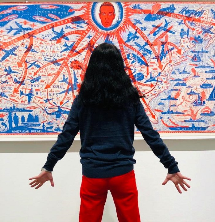 Handwritten juxtaposition