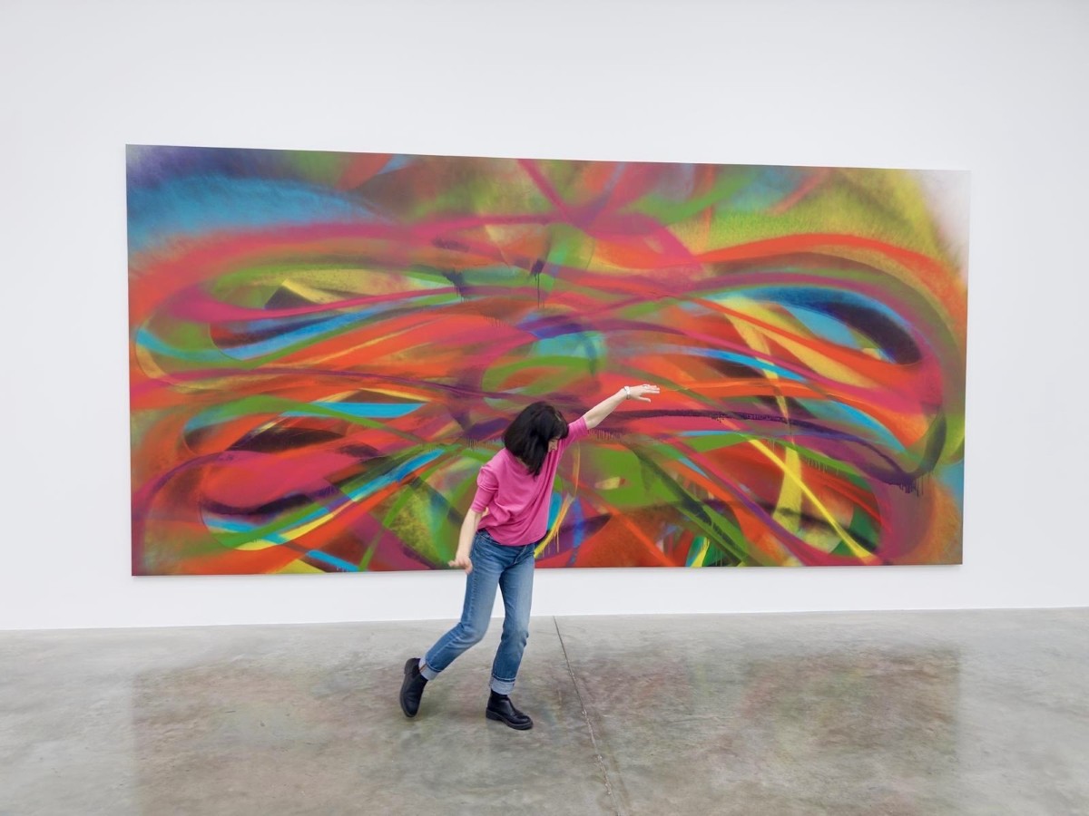 The Art Berries at Katharina Grosse art exhibition, White Cube, London